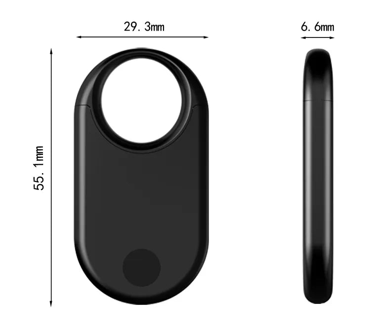 Smart GPS Tracker - Anti-Loss Alarm & Long-Range Tracking for Pets/Kids/Luggage - USB Rechargeable 210mAh Battery
