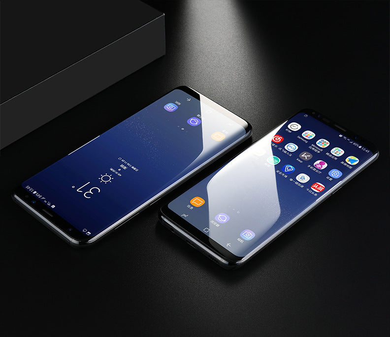 Applicable to Xiaomi Mi 13 Ultra (curved mask) Samsung S24Ultra curved mask S23U Huawei mate60 pro fingerprint unlock 3D full glue tempered film