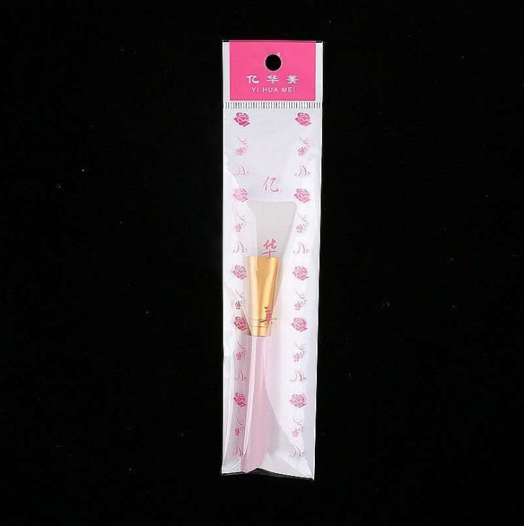 Professional Makeup Mask Brush Wooden Handle Facial Clay Mask Blending Brush Cosmetic Makeup Set Mask Silicone Brush DIY Mask Brush Beauty Tool