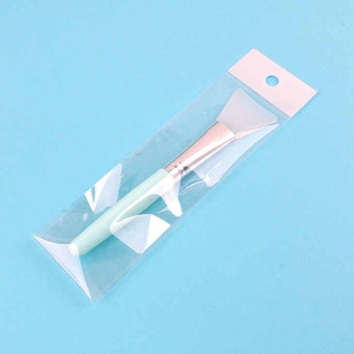 Professional Makeup Mask Brush Wooden Handle Facial Clay Mask Blending Brush Cosmetic Makeup Set Mask Silicone Brush DIY Mask Brush Beauty Tool