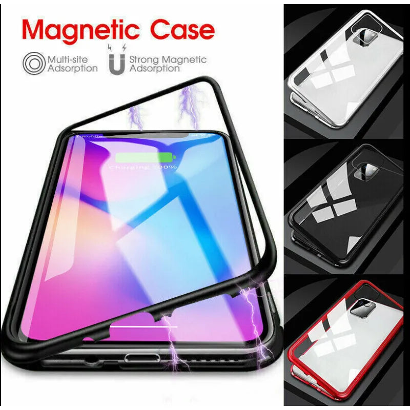 Magnetic Tempered Glass Screen Protector - Dual-Layer Reinforced, Scratch-Resistant, Shatterproof