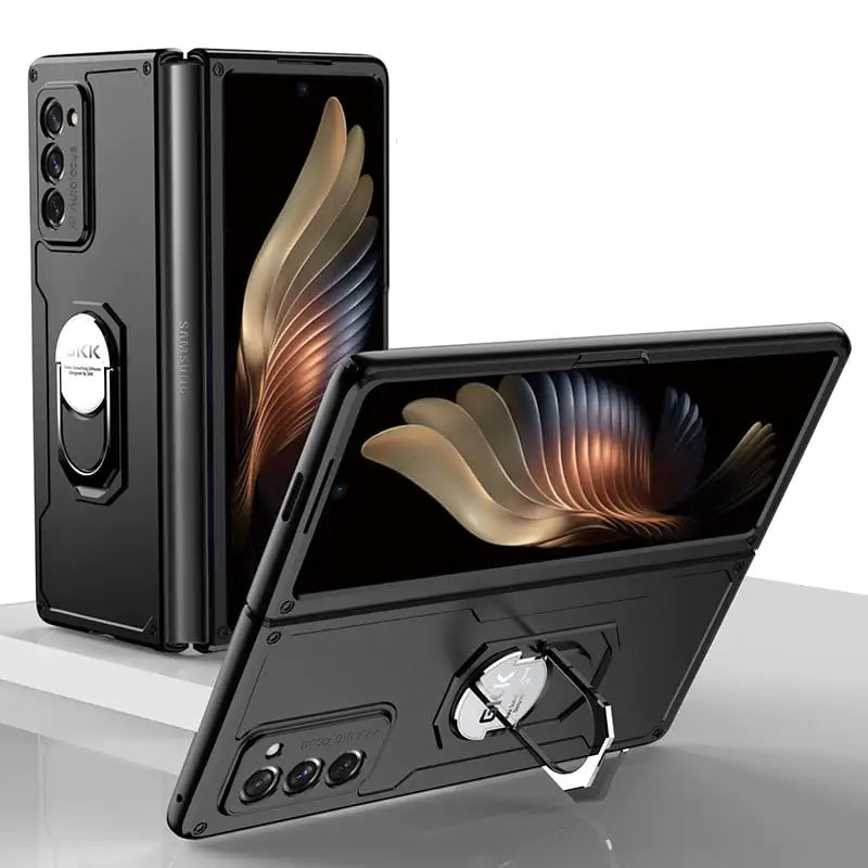 Magnetic Phone Case with Stand - Full-Body PC Material, Stylish Design for Daily Use