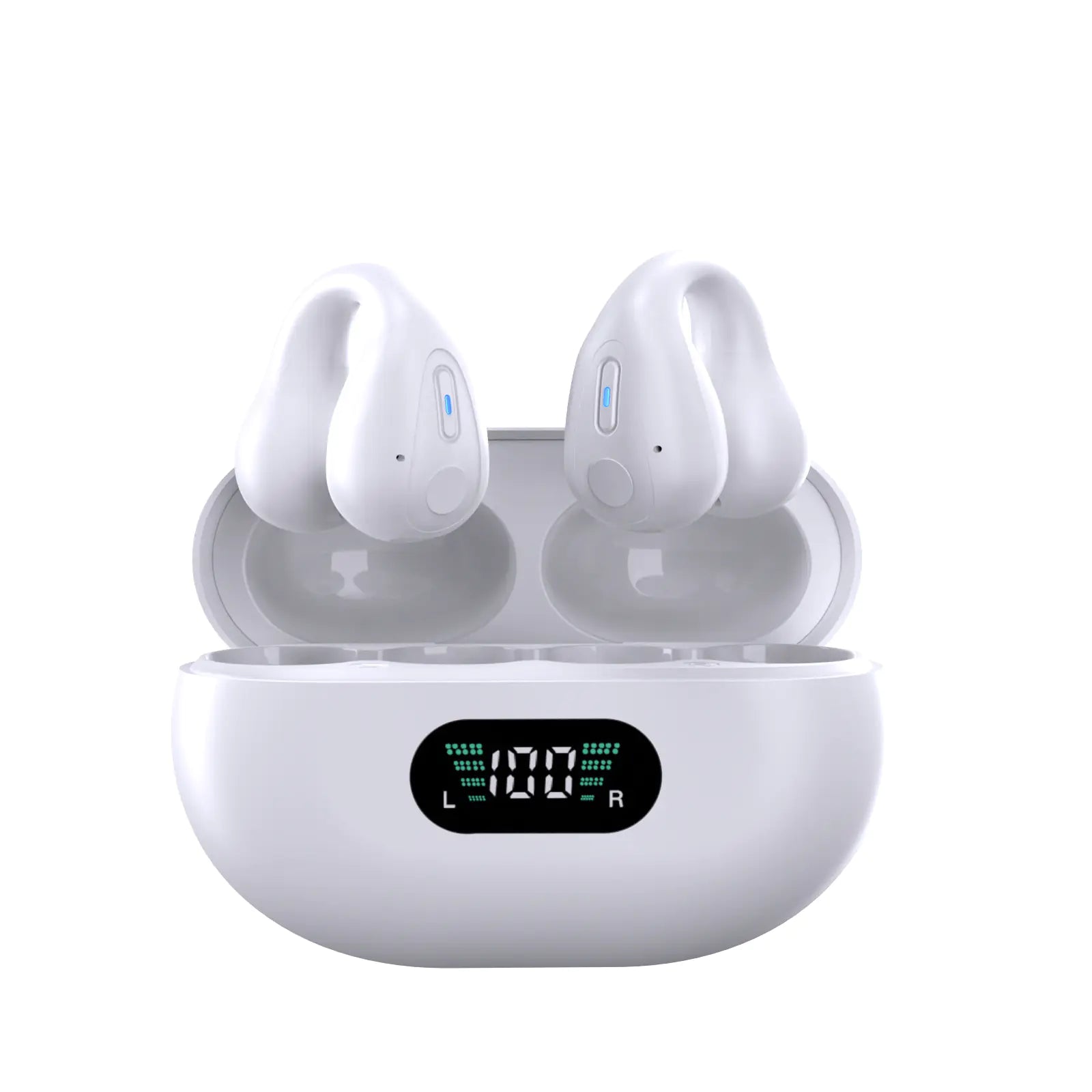 New TWS Bone Conduction Bluetooth Earbuds with Display