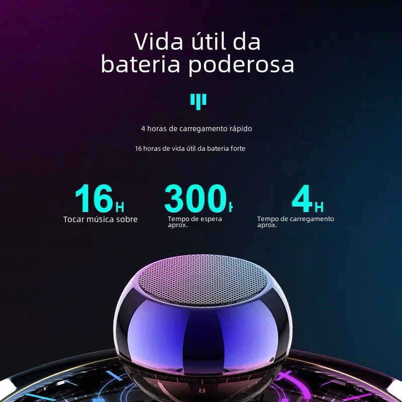 Colorful Wireless M3 Bluetooth Speaker - Portable TWS Bass Stereo Sound