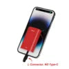 US Stock Promotional 9000mAh Large Capacity Fast Charging Portable Charger Mini Mobile Power Bank with Cable Dual Outputs