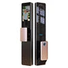 CNC Processing Technology 4.5-inch Large Screen 3D Face Video Intercom WIFI Smart Door Lock with Camera and Fingerprint