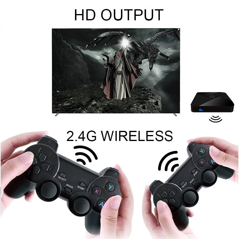 Game Box G5 64-bit Built-in 4K HD Retro TV Video Game Console XS 30000+/40000+ Game Console