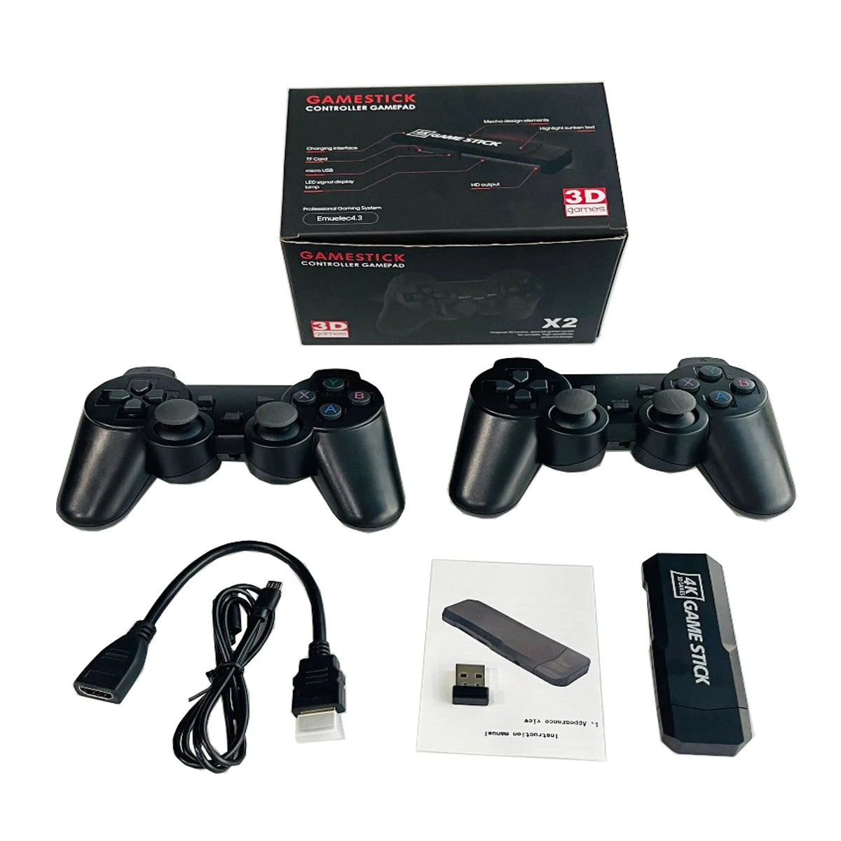 Ultra HD 4K 3D 64gb 128gb X2 Game Stick Retro GD10 Video Game Console