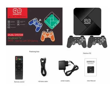Game Box G5 64-bit Built-in 4K HD Retro TV Video Game Console XS 30000+/40000+ Game Console