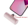 US Reseller Products Portable Lipstick Fast Charging Power Bank 4500mAh 15W Wireless Charging Power Banks With Plug for iphone