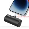 Best Seller 2025 Unique Mini Power Bank 3350mAh Fast Charging Lipstick Size Phone Portable Charger for iPhone Local US Stock