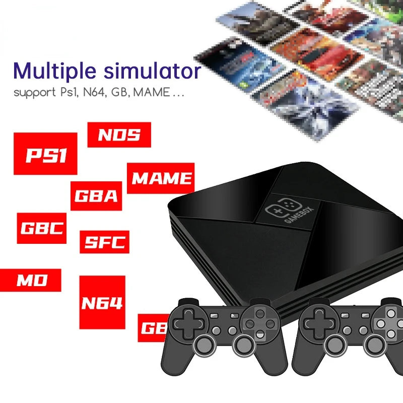 Game Box G5 64-bit Built-in 4K HD Retro TV Video Game Console XS 30000+/40000+ Game Console