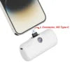 2025 Hot Selling 4800mAh Portable Charger Mini Power Bank PD Fast Charging Battery Pack With Built-in Plug Local US Stock Cheap