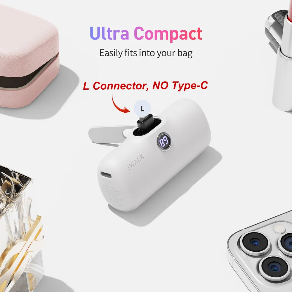 US Cheap Bulk Items Wholesale Factory Powerbank 5000mah Fast Charging Portable Charger Mini iPhone Power Bank with Holder