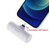 US Reseller Products Portable Lipstick Fast Charging Power Bank 4500mAh 15W Wireless Charging Power Banks With Plug for iphone