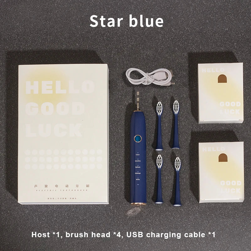 High Quality Low Noise Premium Smart Home Use Sonic Electric Toothbrush