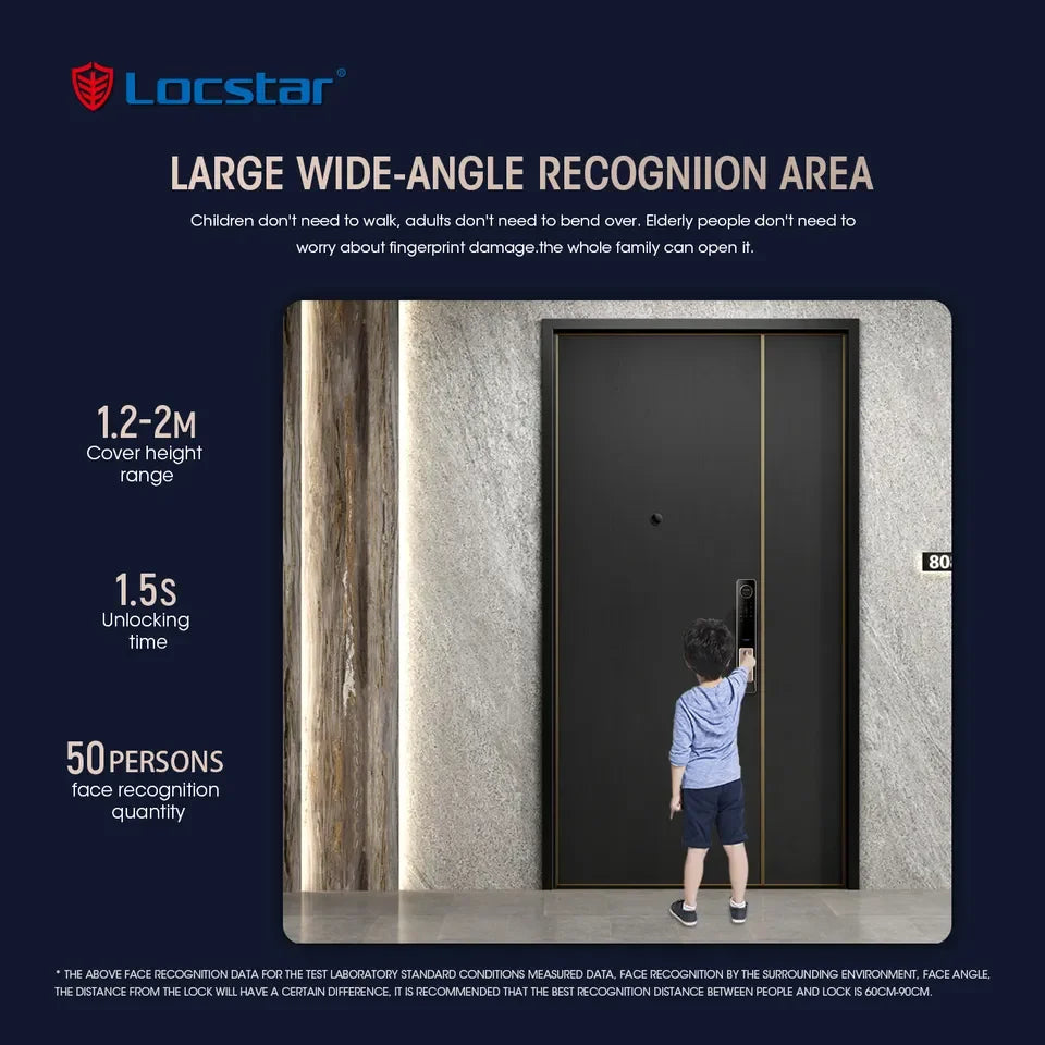 Factory Wholesale & Key Cerradura Inteligente Smart Door Fully Automatic Lock