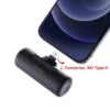 US Reseller Products Portable Lipstick Fast Charging Power Bank 4500mAh 15W Wireless Charging Power Banks With Plug for iphone