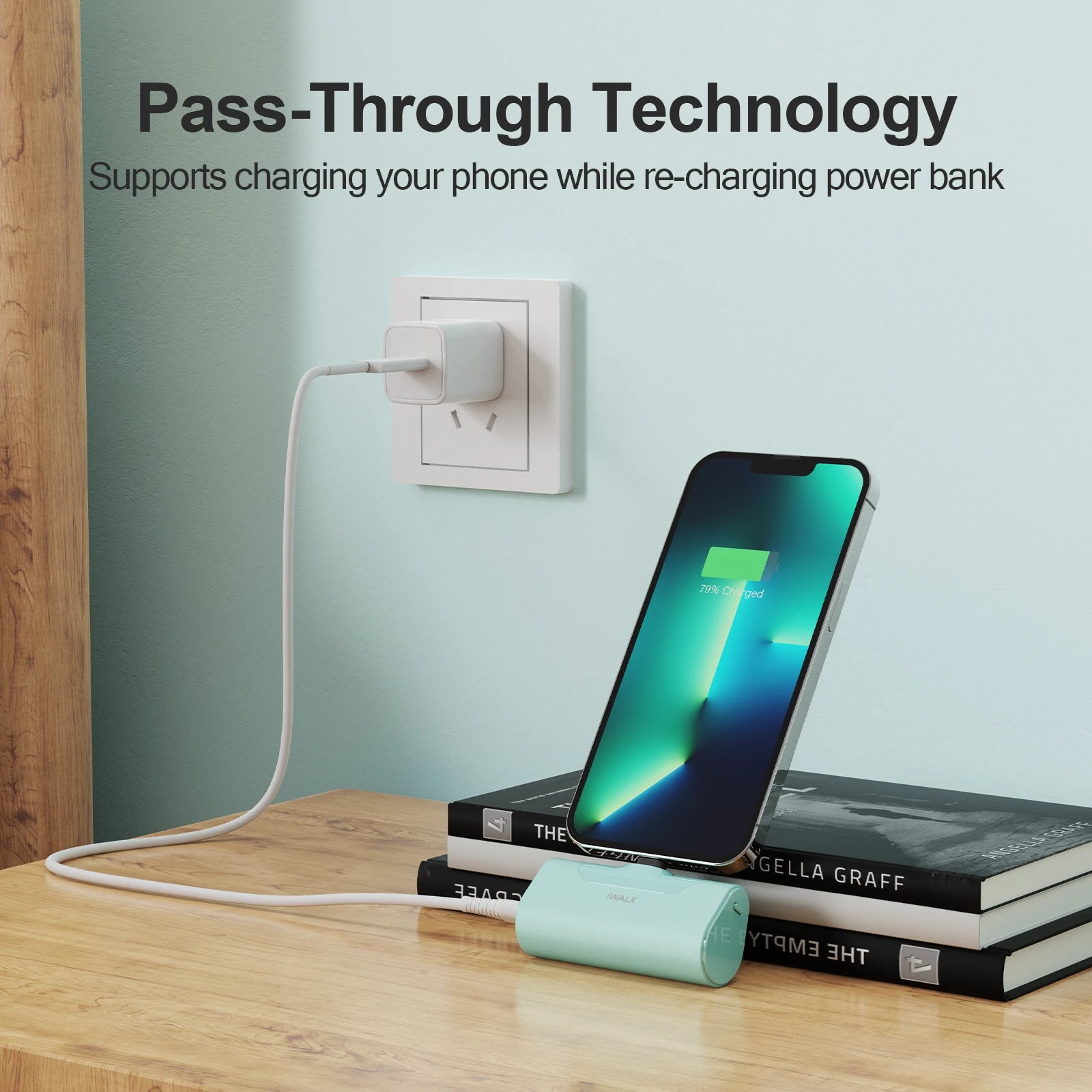 USA Warehouse Best Seller 2025 Unique Mini Power Bank Fast Charging Lipstick Size Phone Portable Charger for iPhone Design Box