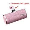 US Stock Luxury Gift for Phone Small Powerbank Stylish Diamond 4500mAh Mini Portable Good Power Banks for Outdoor Appliances