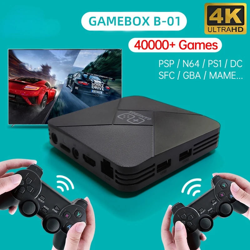 Game Box G5 64-bit Built-in 4K HD Retro TV Video Game Console XS 30000+/40000+ Game Console