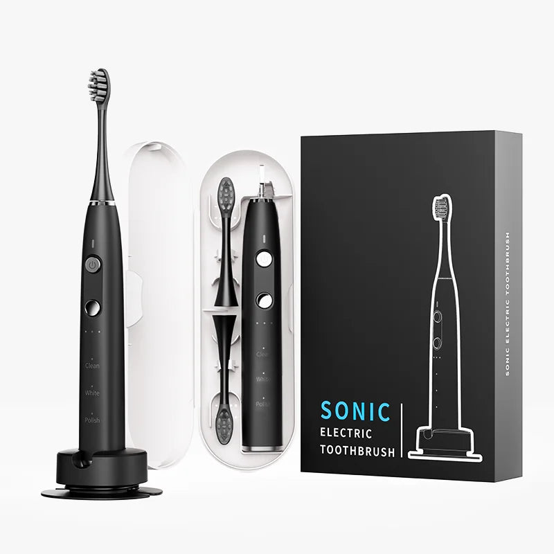 OEM Factory Price Portable Travel Toothbrush Oral Dental Clean Rechargeable Sonic Electric Toothbrush for Adults