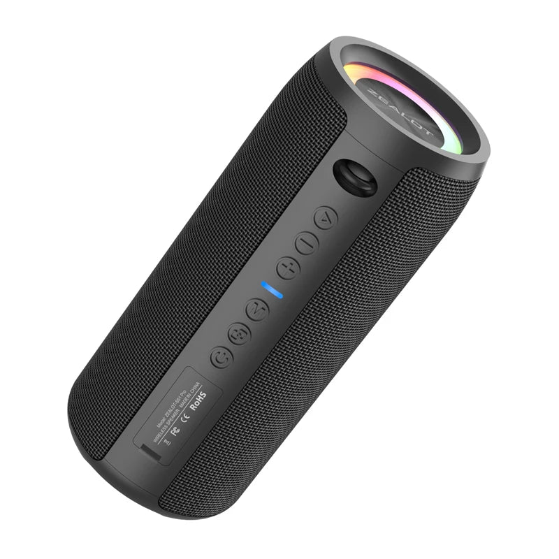 ZEALOT Factory S51pro 40W Portable Wireless Speakers With IPX6 Waterproof Wireless Stereo with RGB Light