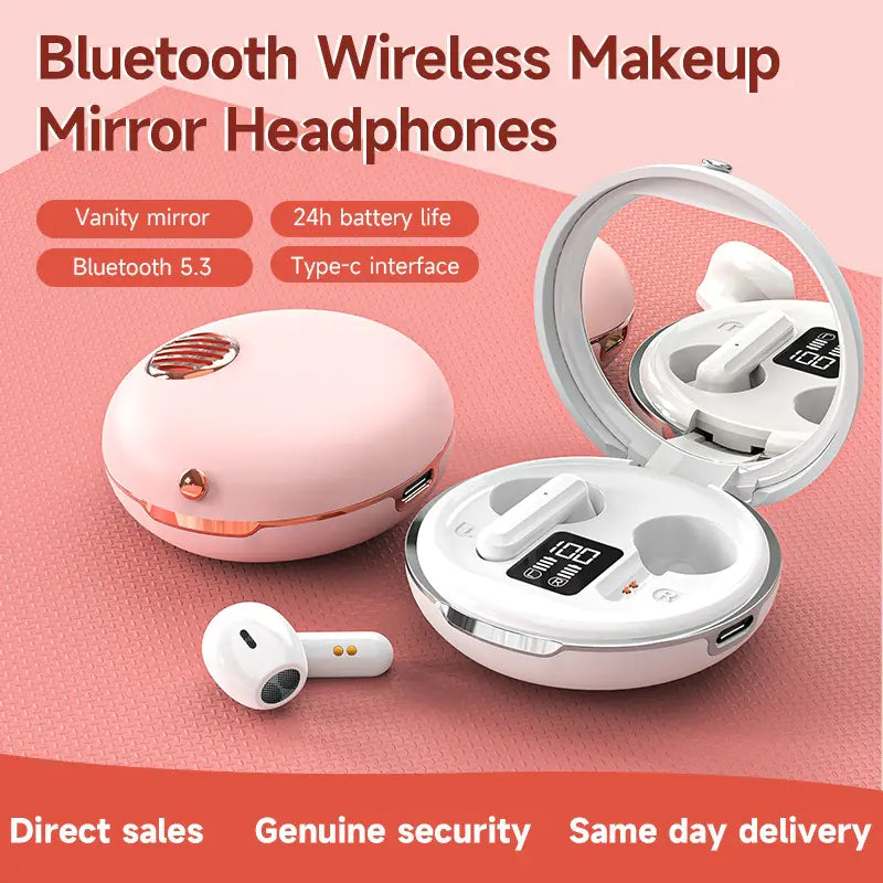 Wireless TWS Earbuds with Bluetooth 5.3 & IPX5 Waterproof Design | Low Latency Noise Cancelling Earphones for Sports & Calls