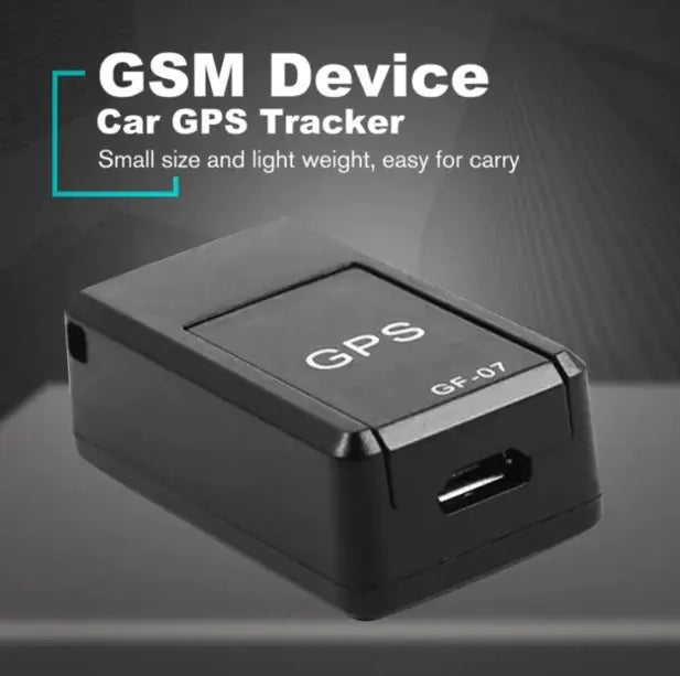GF07 Magnetic Mini GPS Tracker - Real-Time Vehicle/Motorcycle Asset Tracking with TF Card Storage | Compact GSM GPS Security Device