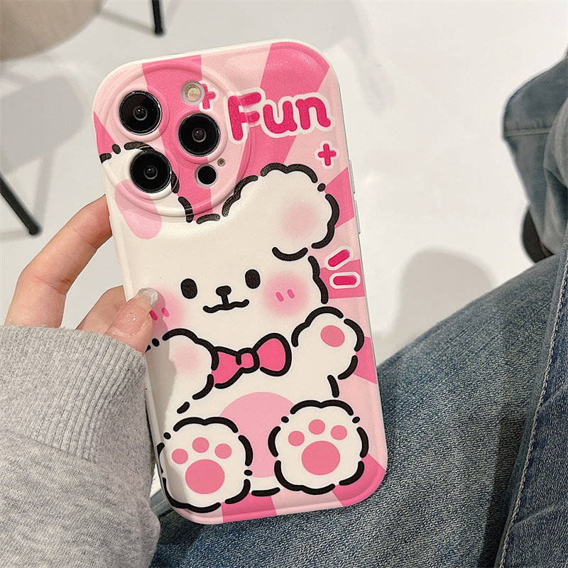 The new iphone14 mobile phone case iphone1415promax air cushion silicone iphone12/11 is suitable for iphone13Pro delivery.