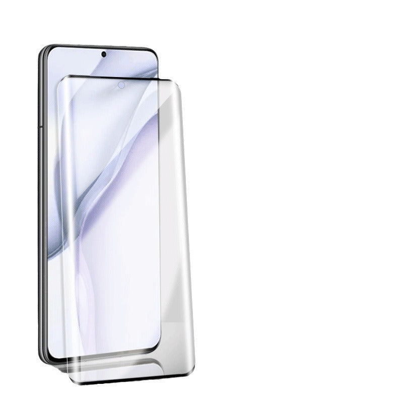 Applicable to Xiaomi Mi 13 Ultra (curved mask) Samsung S24Ultra curved mask S23U Huawei mate60 pro fingerprint unlock 3D full glue tempered film
