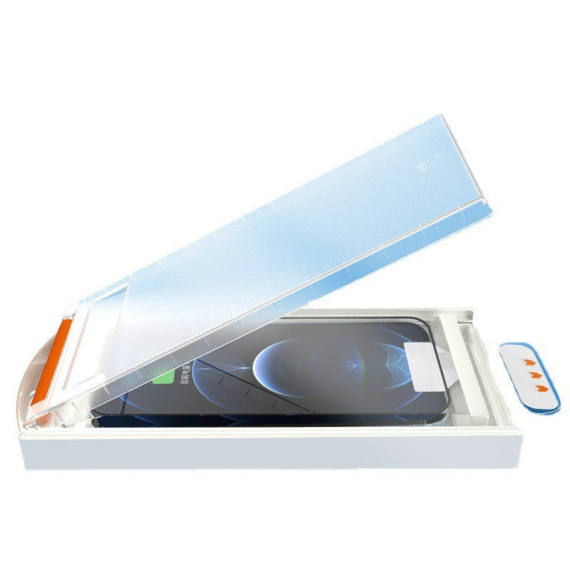 Applicable to iphone16Promax clean compartment tempered film Apple iphone15Pro automatic film iphone13/iphone14 mobile phone film
