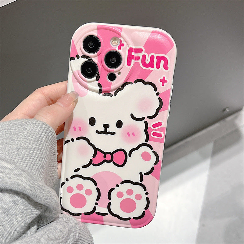 The new iphone14 mobile phone case iphone1415promax air cushion silicone iphone12/11 is suitable for iphone13Pro delivery.