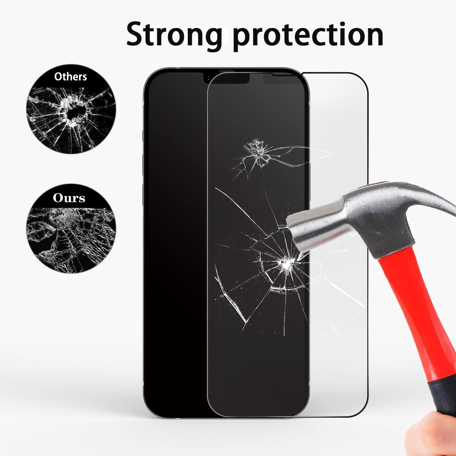Applicable iPhone16 tempered film iPhone15Pro max high-end 360 anti-privacy film iPhone14Pro tempered film iPhone13p matte film