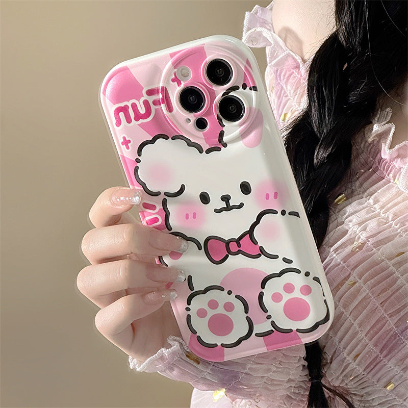 The new iphone14 mobile phone case iphone1415promax air cushion silicone iphone12/11 is suitable for iphone13Pro delivery.
