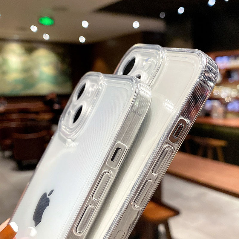 16E protective case is suitable for Apple 15PRO angel eye transparent 11 fine hole X all-inclusive iPhone13 mobile phone case 16.
