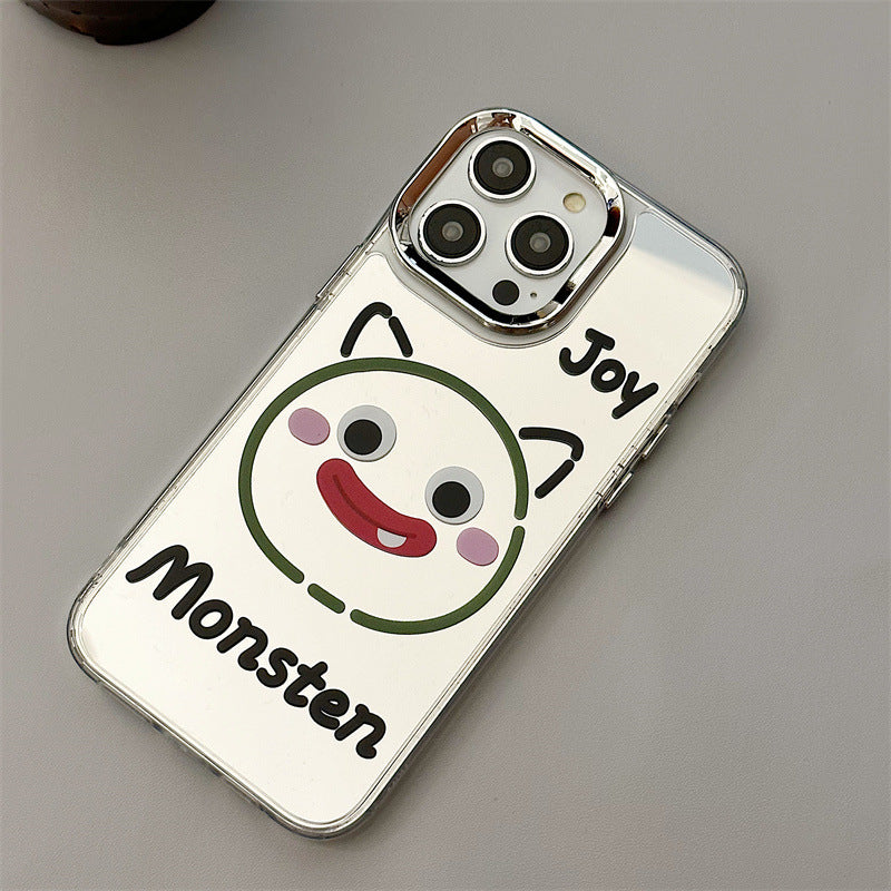 Magnetic soft protective case iPhone14 mobile phone case iPhone16Pro three-in-one mirror case iPhone15Promax is suitable for iPhone12/iPhone13 delivery.