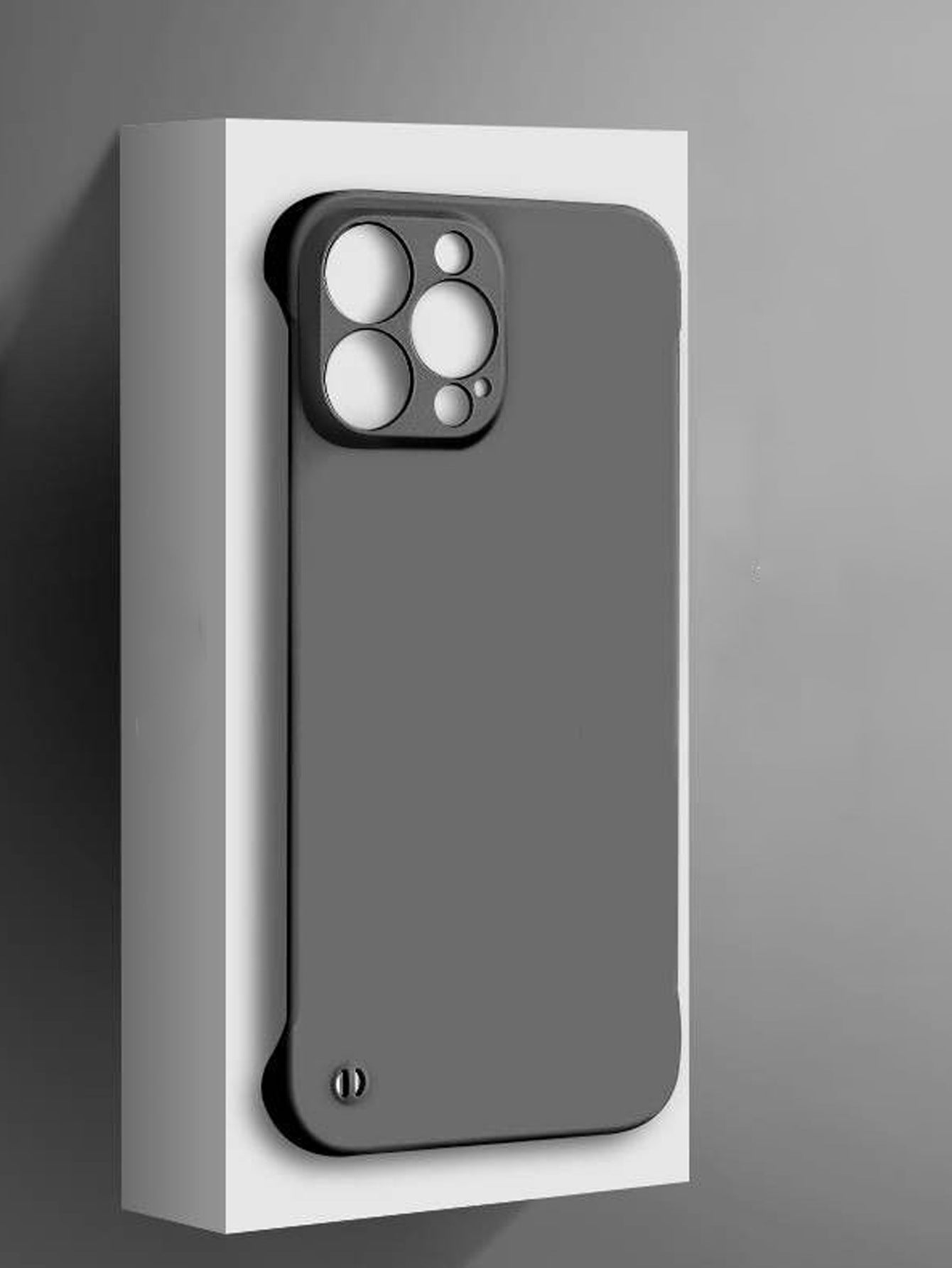 Applicable to iphone16 ultra-thin heat dissipation borderless Apple 15 mobile phone case anti-drop light bare metal mobile phone case in summer