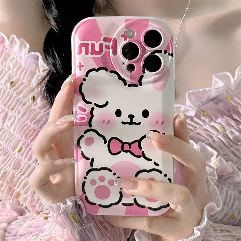 The new iphone14 mobile phone case iphone1415promax air cushion silicone iphone12/11 is suitable for iphone13Pro delivery.
