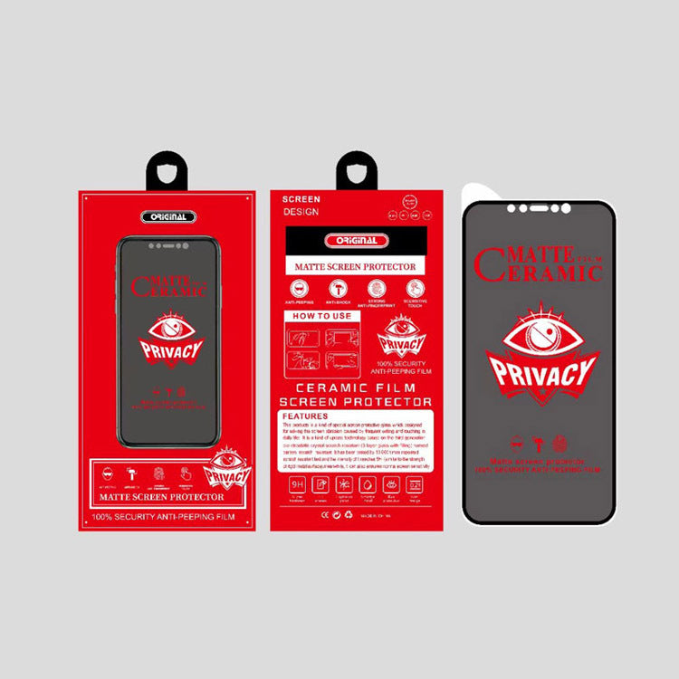 Applicable iPhone16Pro ceramic film iPhone16 anti-peeping mobile phone film iPhone15Pro matte film iPhone14promax explosion-proof film iPhone13