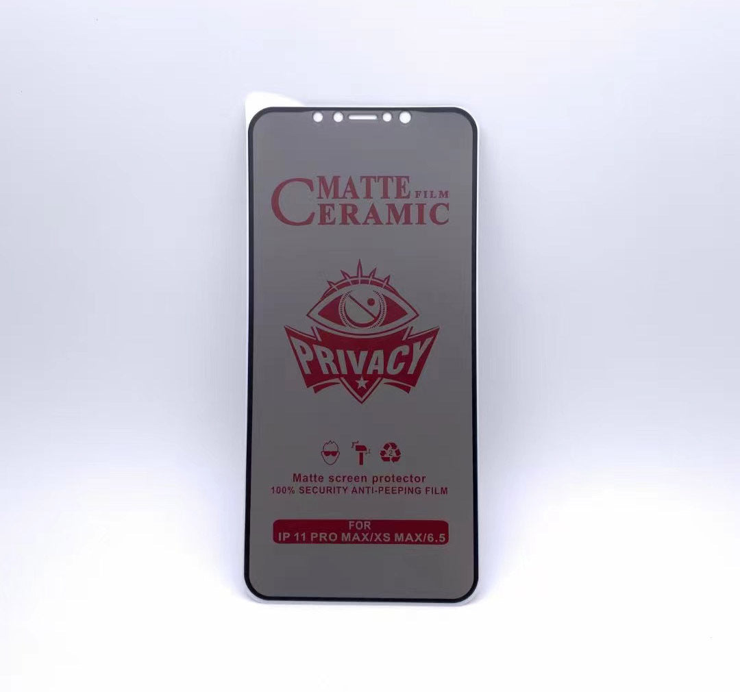 Applicable iPhone16Pro ceramic film iPhone16 anti-peeping mobile phone film iPhone15Pro matte film iPhone14promax explosion-proof film iPhone13