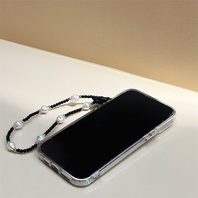 Stylish high-end Apple 16Promax niche mobile phone case iphone15 mobile phone chain 12 three-in-one mirror case iphone14Pro mobile phone case wholesale