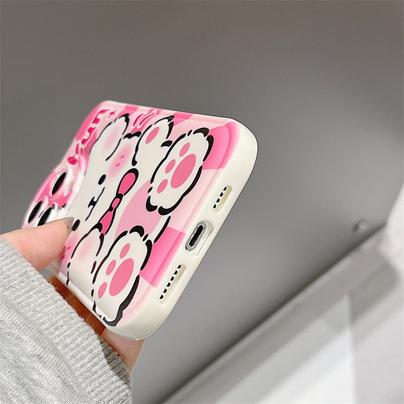 The new iphone14 mobile phone case iphone1415promax air cushion silicone iphone12/11 is suitable for iphone13Pro delivery.