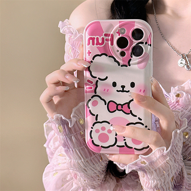 The new iphone14 mobile phone case iphone1415promax air cushion silicone iphone12/11 is suitable for iphone13Pro delivery.