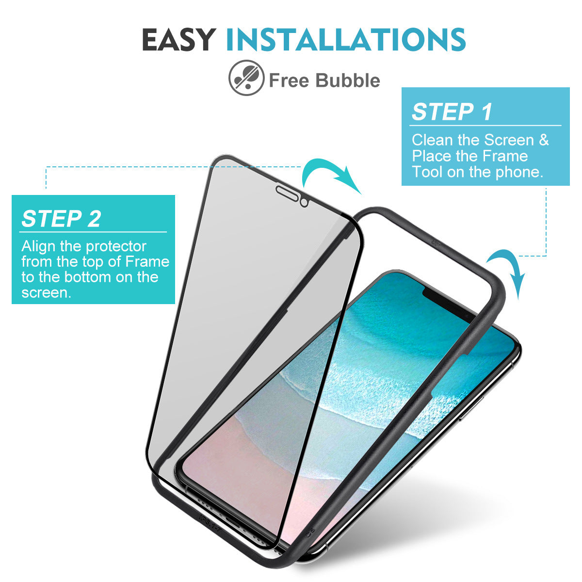 Applicable to Apple iPhone16PRO MAX silk screen anti-privacy film iPhone15Pro tempered film iPhone13 anti-privacy film set lens