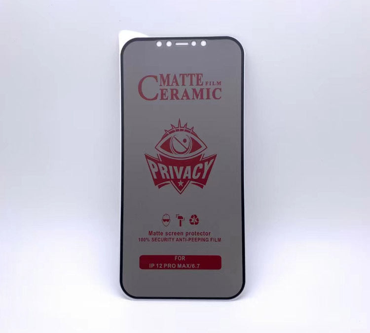 Applicable iPhone16Pro ceramic film iPhone16 anti-peeping mobile phone film iPhone15Pro matte film iPhone14promax explosion-proof film iPhone13