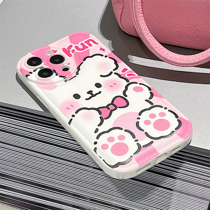 The new iphone14 mobile phone case iphone1415promax air cushion silicone iphone12/11 is suitable for iphone13Pro delivery.
