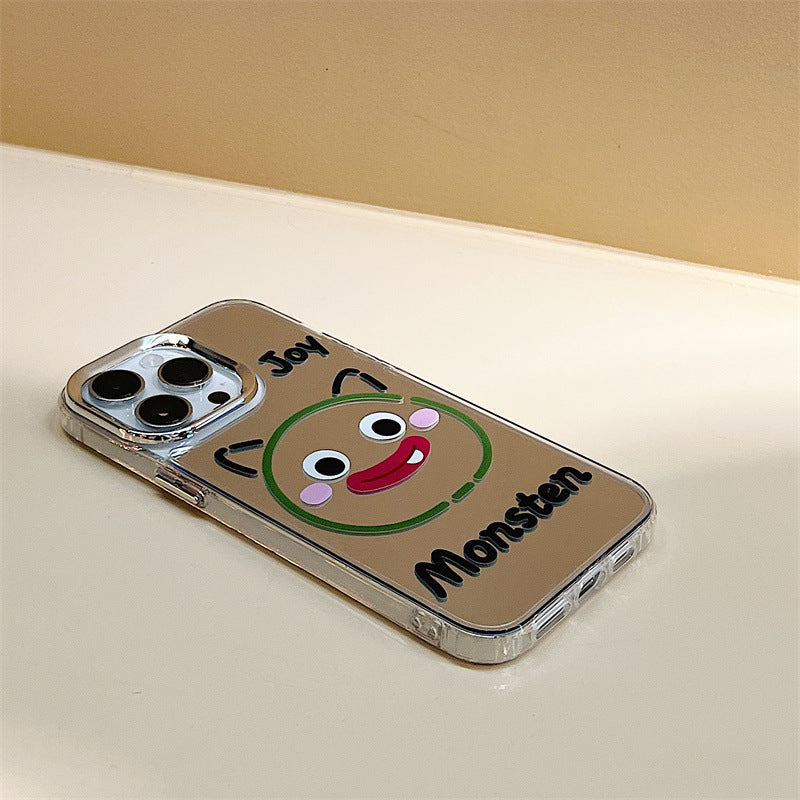 Magnetic soft protective case iPhone14 mobile phone case iPhone16Pro three-in-one mirror case iPhone15Promax is suitable for iPhone12/iPhone13 delivery.