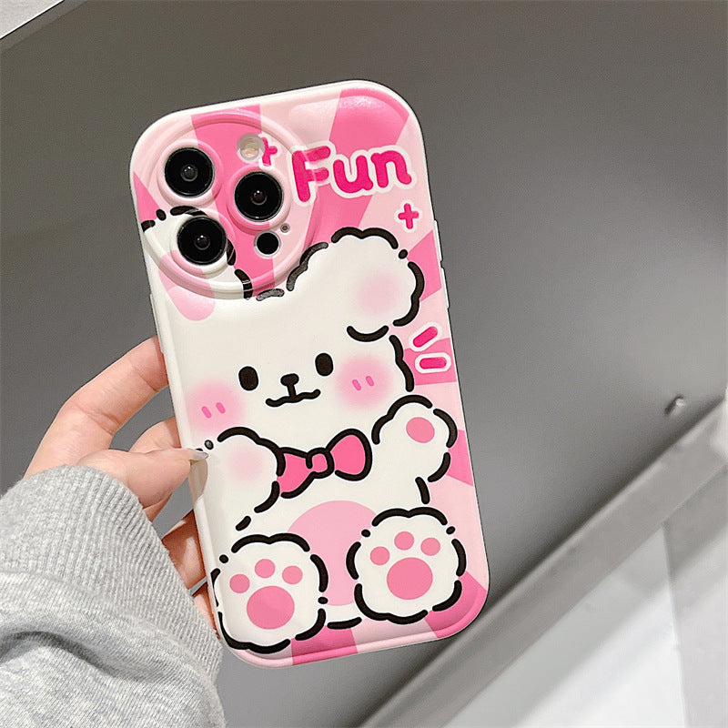 The new iphone14 mobile phone case iphone1415promax air cushion silicone iphone12/11 is suitable for iphone13Pro delivery.