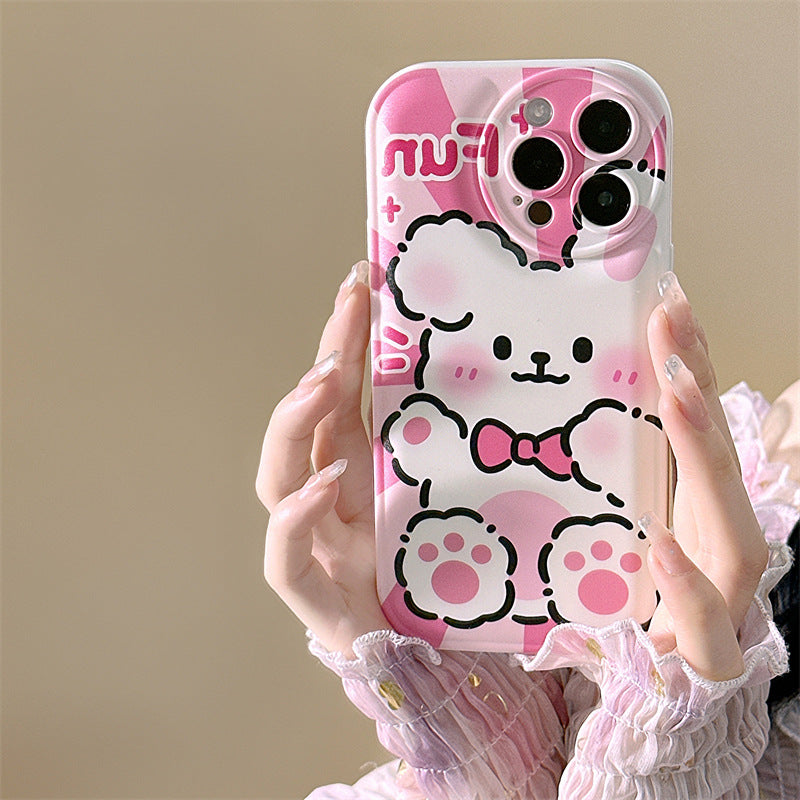 The new iphone14 mobile phone case iphone1415promax air cushion silicone iphone12/11 is suitable for iphone13Pro delivery.